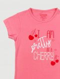 T-shirt manica corta Losan - rosa - 1
