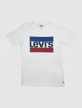 T-shirt manica corta Levi's - bianco - 0