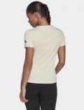 T-shirt manica corta sportiva Adidas - beige - 3