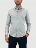 Camicia manica lunga Identikit - microfantasia beige - 0