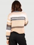 Maglia manica lunga Iblues - nero bianco beige - 3