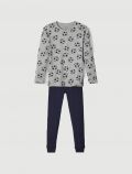 Pigiama lungo Name It - grey melange - 0
