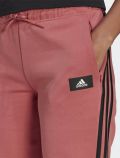 Pantalone lungo sportivo Adidas - rosa scuro - 1