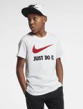 T-shirt manica corta sportiva Nike - white - 0
