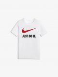 T-shirt manica corta sportiva Nike - white - 1