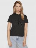 T-shirt manica corta Calvin Klein - nero - 0