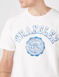 T-shirt manica corta Wrangler - bianco - 1