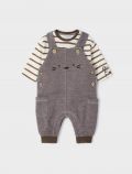 Salopette Newborn - cioccolata - 4