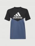 T-shirt manica corta sportiva Adidas - nero avio - 0