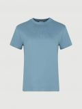 T-shirt manica corta sportiva Fila - azzurro - 0