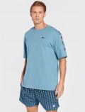 T-shirt manica corta sportiva Fila - azzurro - 0