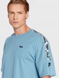 T-shirt manica corta sportiva Fila - azzurro - 1