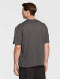 T-shirt manica corta sportiva Fila - dark grey melange - 3