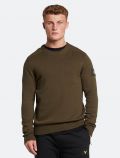 Maglia manica lunga casual Lyle&scott - olive - 0