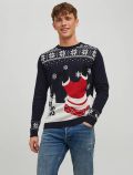 Maglia manica lunga casual Jack & Jones - navy blazer - 0