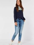 Maglia in felpa aperta Cecil - deep blue - 1