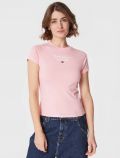 T-shirt manica corta Tommy Jeans - pink - 0