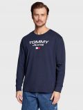 T-shirt manica lunga Tommy Jeans - navy - 0