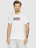 T-shirt manica corta Tommy Jeans - bianco - 0