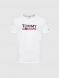 T-shirt manica corta Tommy Jeans - bianco - 4