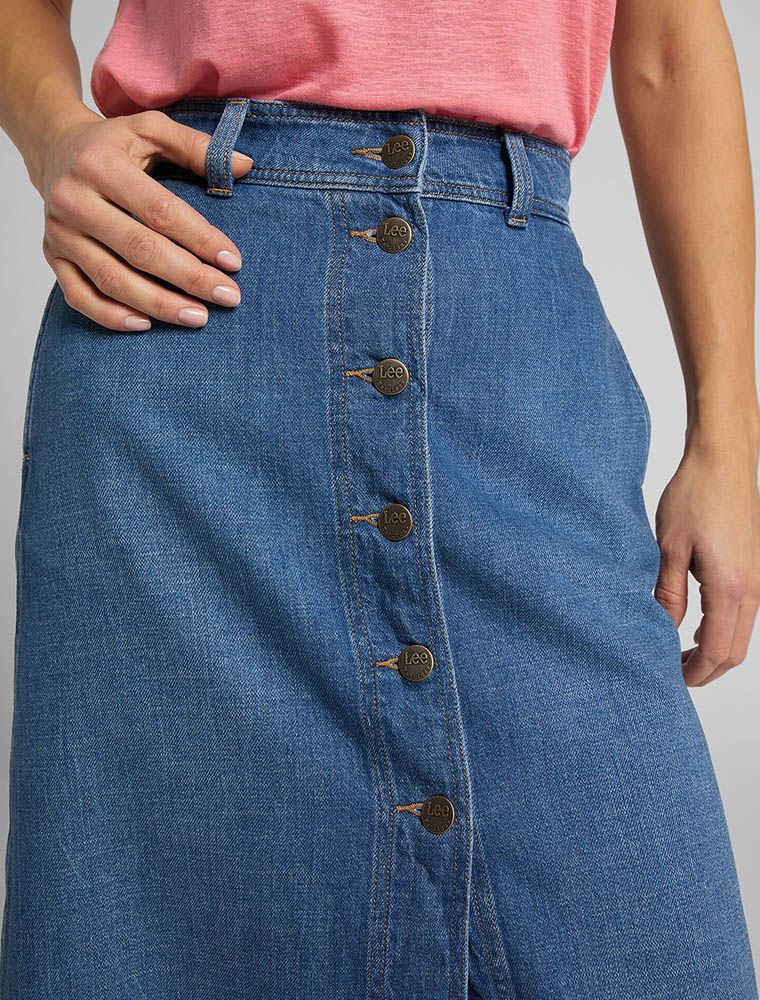 Gonna in jeans Lee - denim - SMARTMODA E-COMMERCE