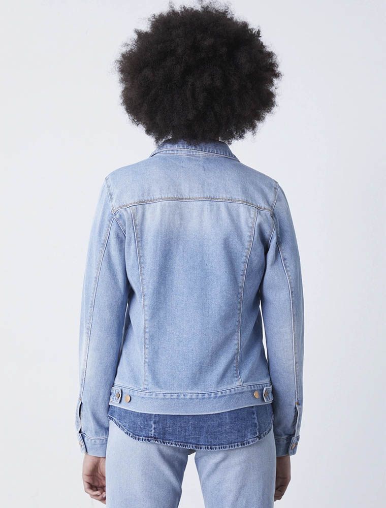 Giubbino in jeans Gas - blu denim - SMARTMODA E-COMMERCE