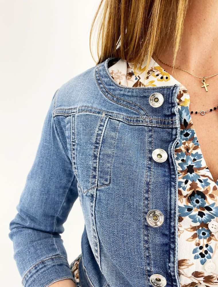 Giubbino in jeans Artigli - denim - SMARTMODA E-COMMERCE