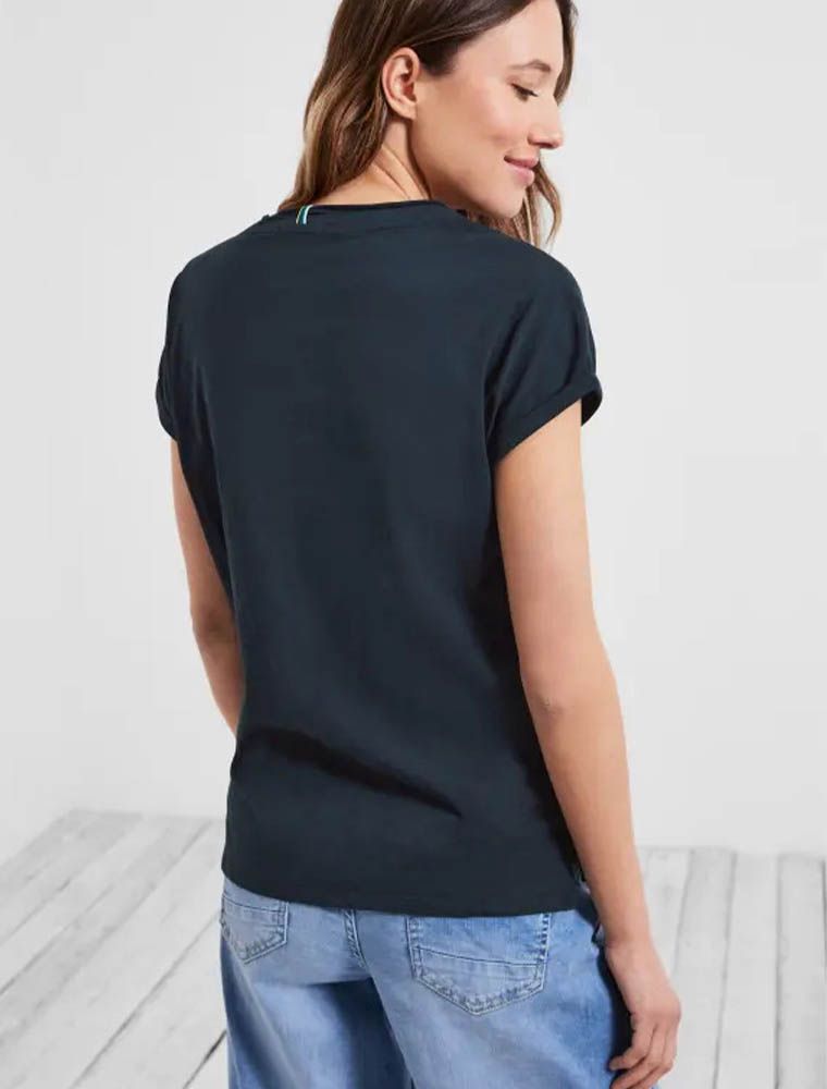 T-shirt manica - Online corta Smartmoda Cecil - Shop blue deep