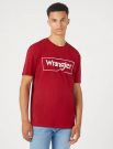 T-shirt manica corta Wrangler - red