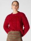 Pullover manica lunga Fly Girl - rosso
