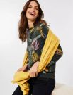 Maglia in felpa Cecil - verde