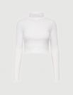 Pullover manica lunga Only - white