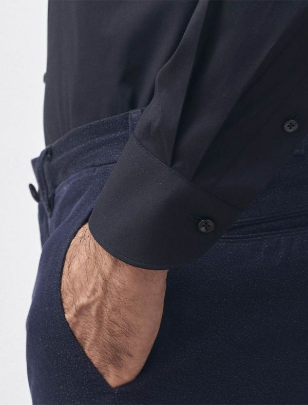 Camicia manica lunga Xacus - nero