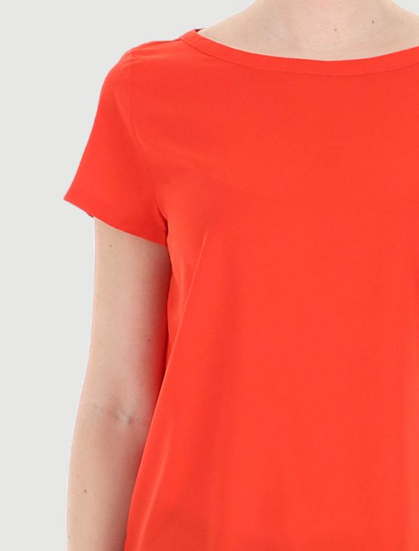 Camicia manica corta - arancio