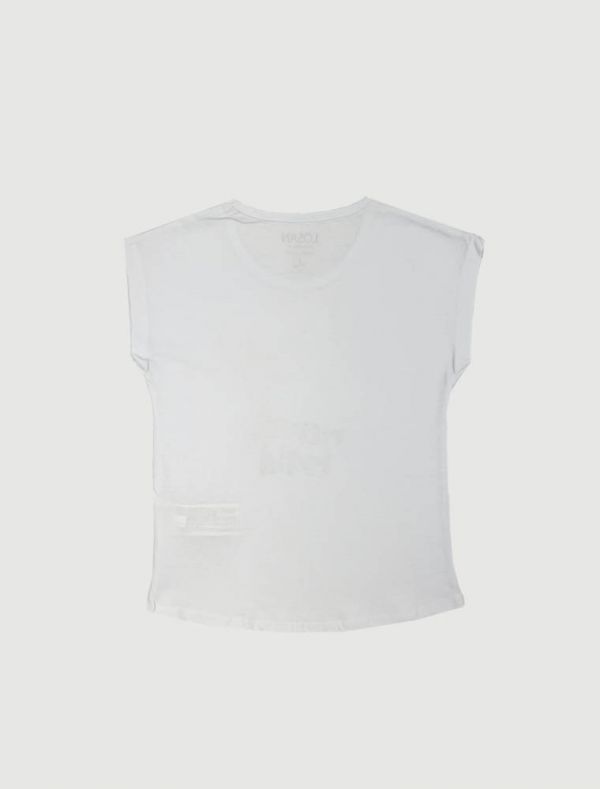 T-shirt manica corta Losan - bianco