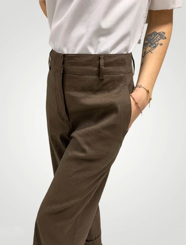 Pantalone Seventy - marrone