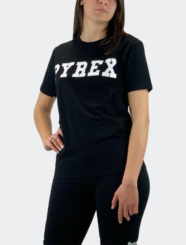 T-shirt manica corta Pyrex - nero