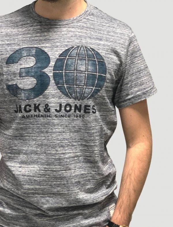T-shirt manica corta Jack & Jones - grey