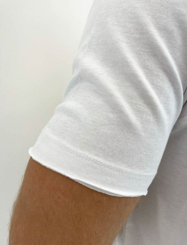 T-shirt manica corta Over-d - bianco