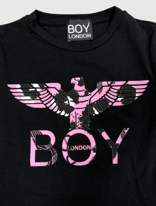 T-shirt manica corta Boy London - nero