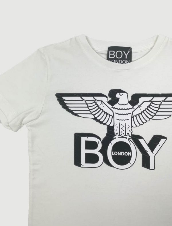 T-shirt manica corta Boy London - bianco