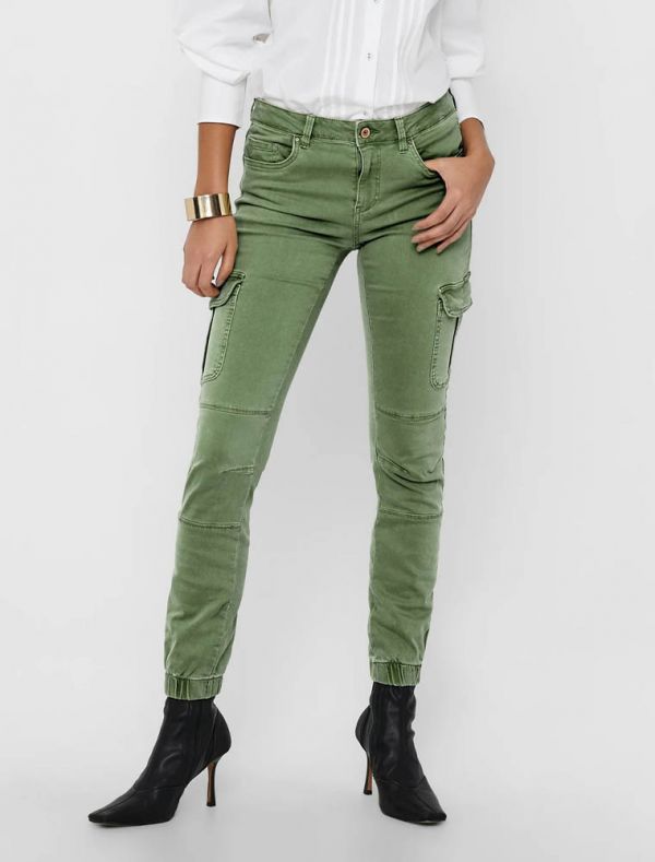 Pantalone Only - olio green