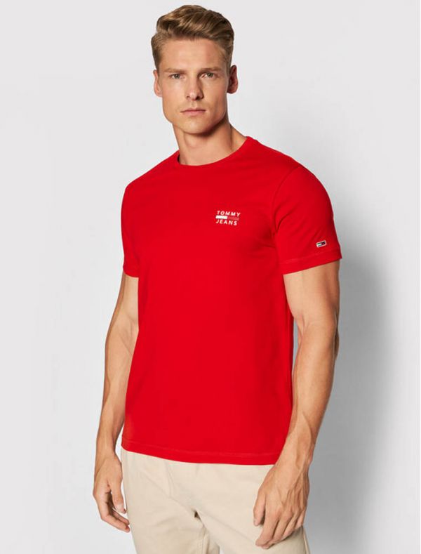 T-shirt manica corta Tommy Jeans - crimson red melange - 0