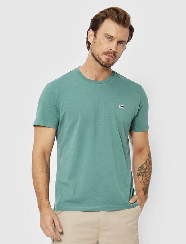 T-shirt manica corta Lee - verde acqua