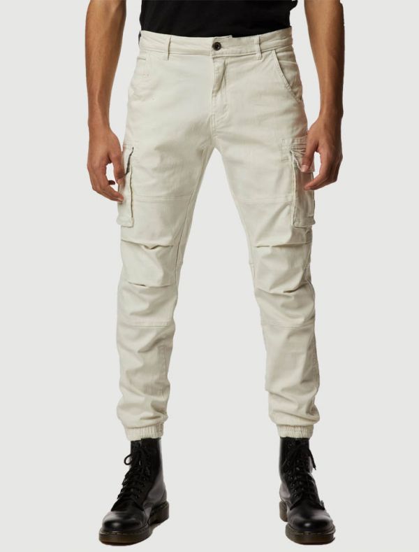 Pantalone casual Gas - panna - SMARTMODA E-COMMERCE