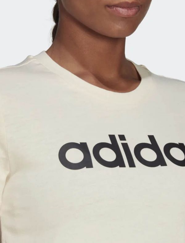 T-shirt manica corta sportiva Adidas - beige