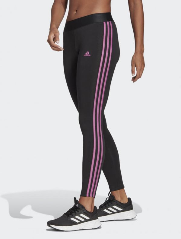 Leggings sportivo Adidas - nero rosa