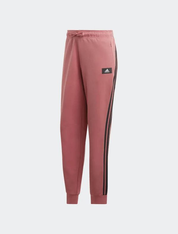 Pantalone lungo sportivo Adidas - rosa scuro