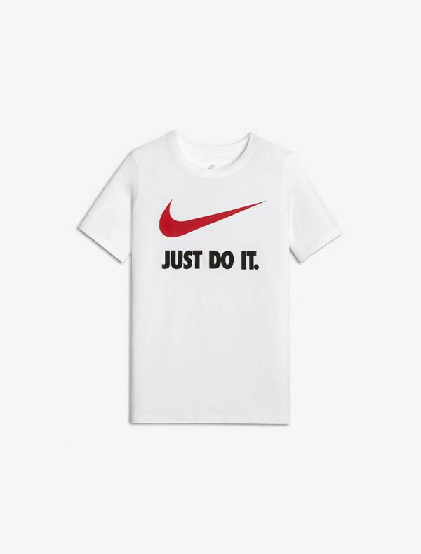 T-shirt manica corta sportiva Nike - white