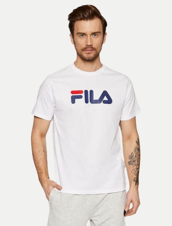 T shirt manica corta sportiva Fila bright white